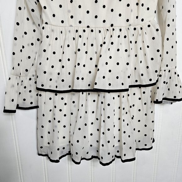 Polka Dot Ruffle Dress - Picture 9 of 14
